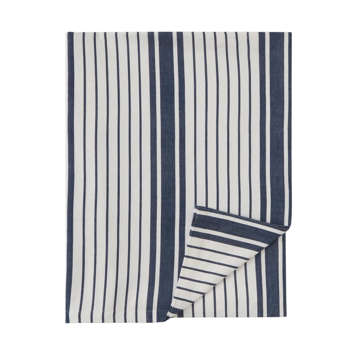 Striped Organic Cotton borddug 150x350 cm, Navy Lexington