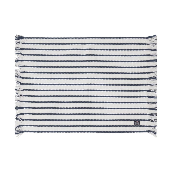 Striped Recycled Cotton dækkeserviet 40x50, Navy Lexington