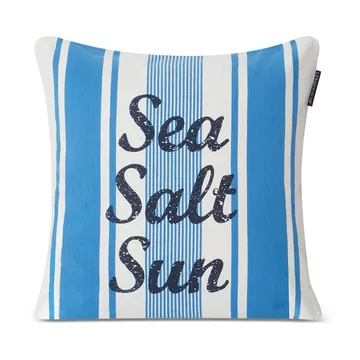 Striped Sea Salt Sun pudebetræk 50x50 cm - Blå/Hvid - Lexington
