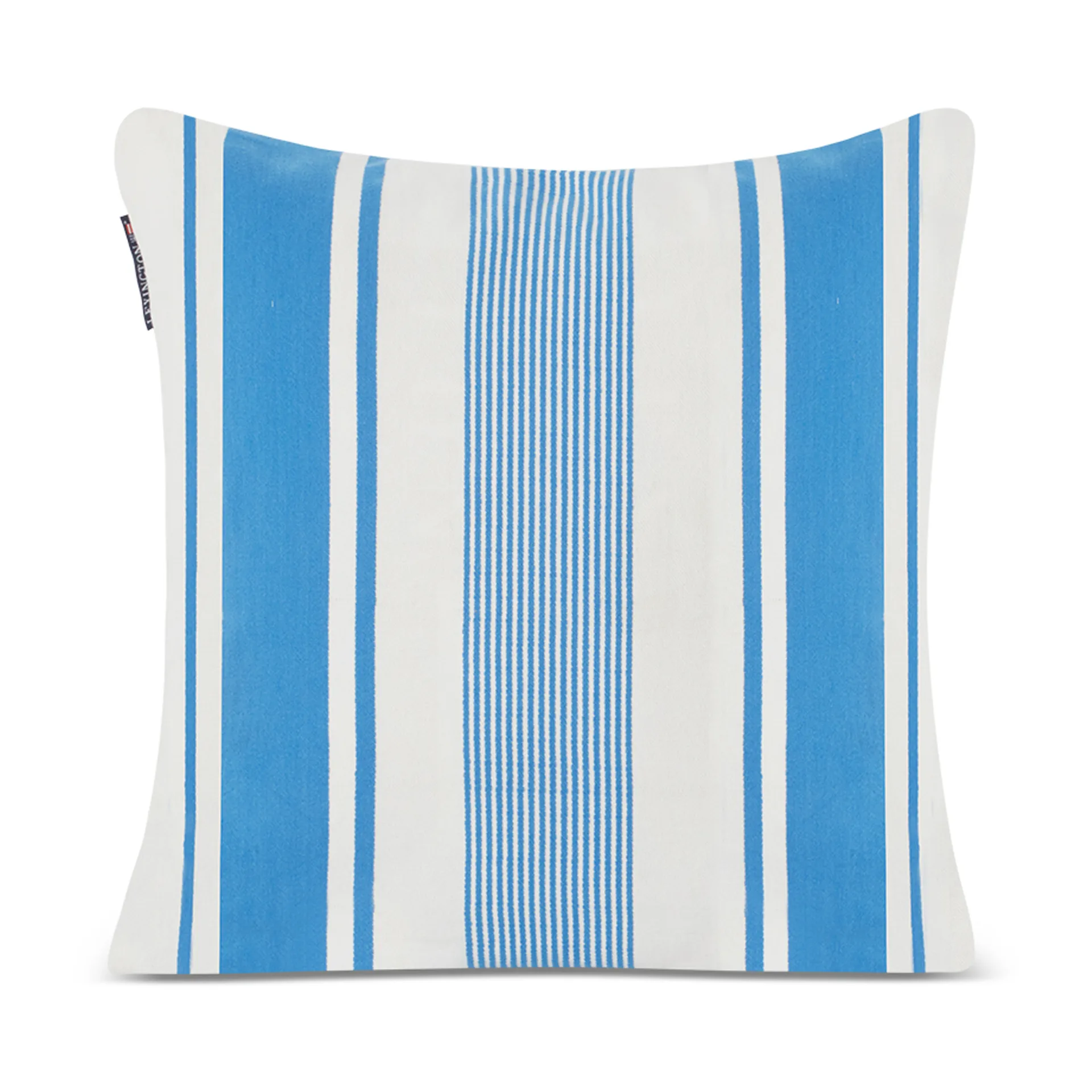 Striped Sea Salt Sun pudebetræk 50x50 cm, Blå/Hvid Lexington