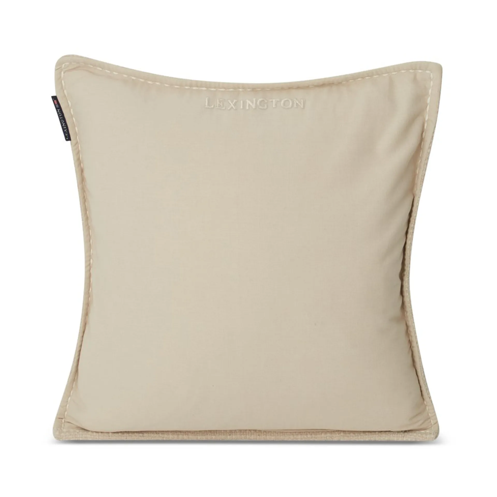 Structured Wool Cotton mix pudebetræk 50x50 cm, Offwhite Lexington