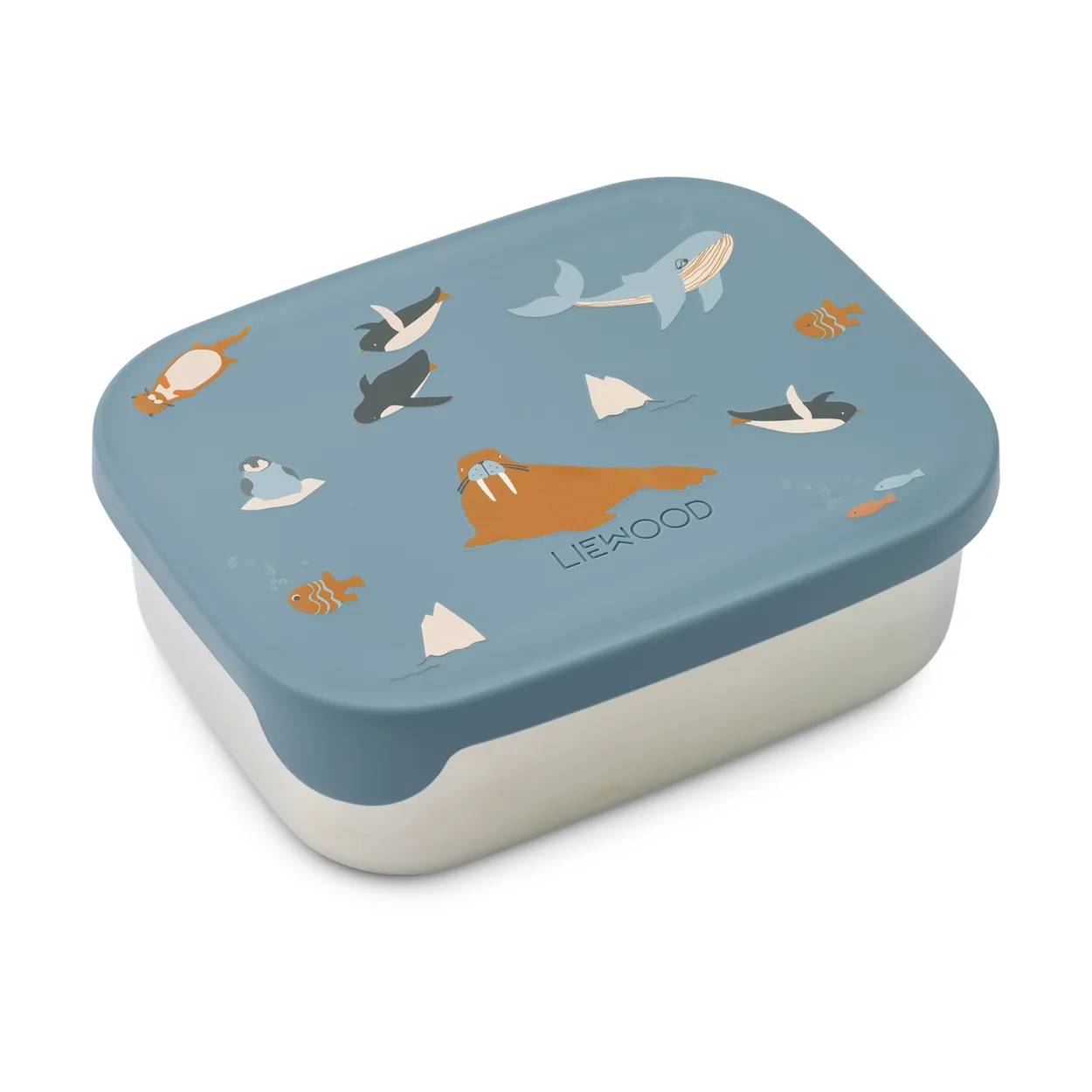 Liewood Arthur madkasse 13,5x17 cm Arctic Sea-Ocean view