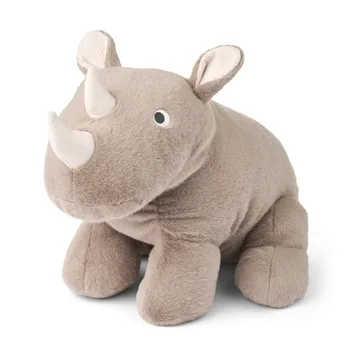 Barnaby Rhino plysdyr næsehorn large - Stone beige - Liewood
