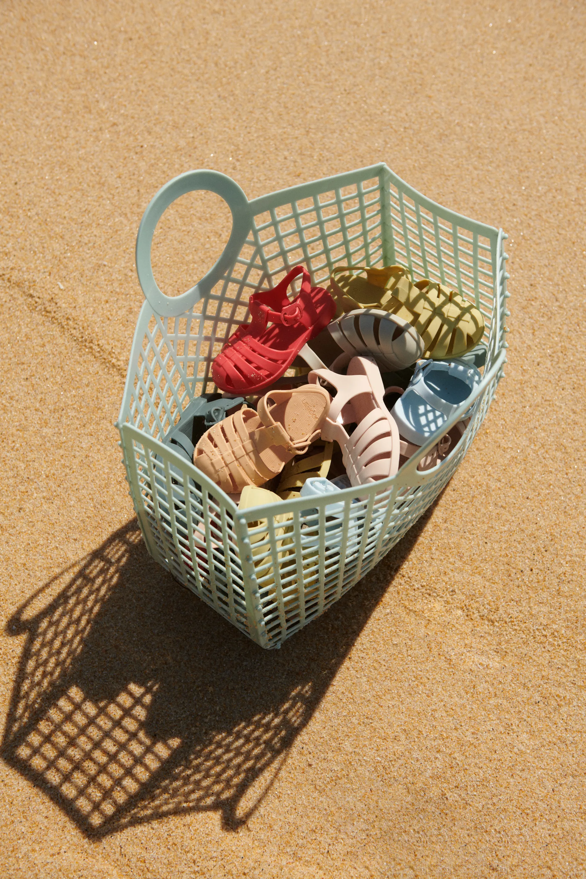 Bloom opbevaringskurv, Light Peppermint Liewood