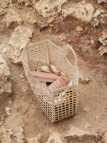 Bloom opbevaringskurv - Sandy - Liewood
