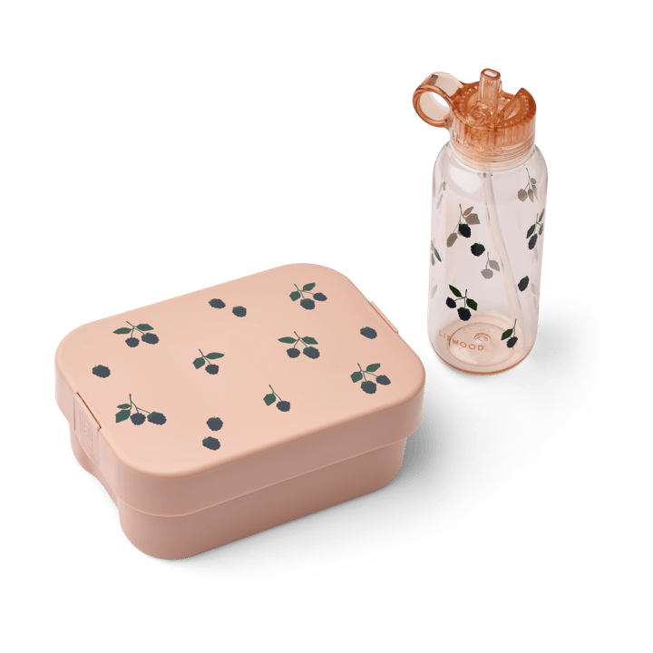 Chelsey printet madkassesæt 2 dele, Berry-Pale Tuscany Liewood