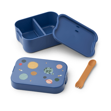 Chelsey printet madkassesæt 2 dele - Universe-Classic navy - Liewood