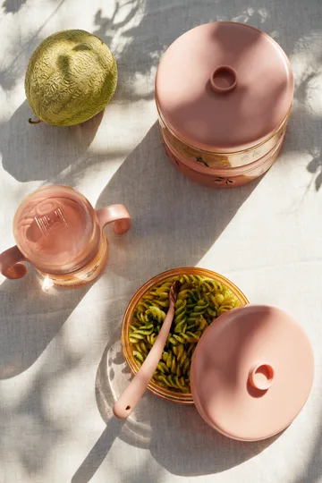 Dominique babymadsglas 500 ml 4-pak - Peach-sea shell - Liewood