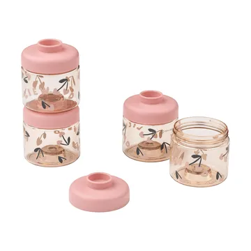Dominique barnmadsdåser 100 ml 4-pak - Cherry heart-Rosey - Liewood