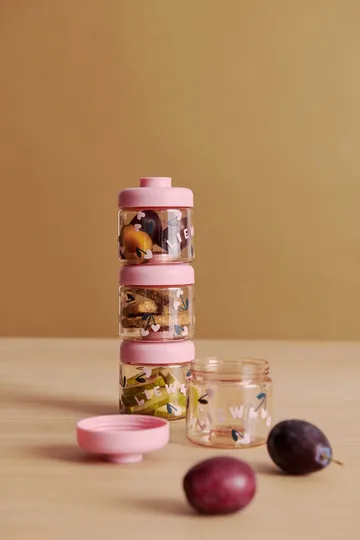 Dominique barnmadsdåser 100 ml 4-pak - Cherry heart-Rosey - Liewood