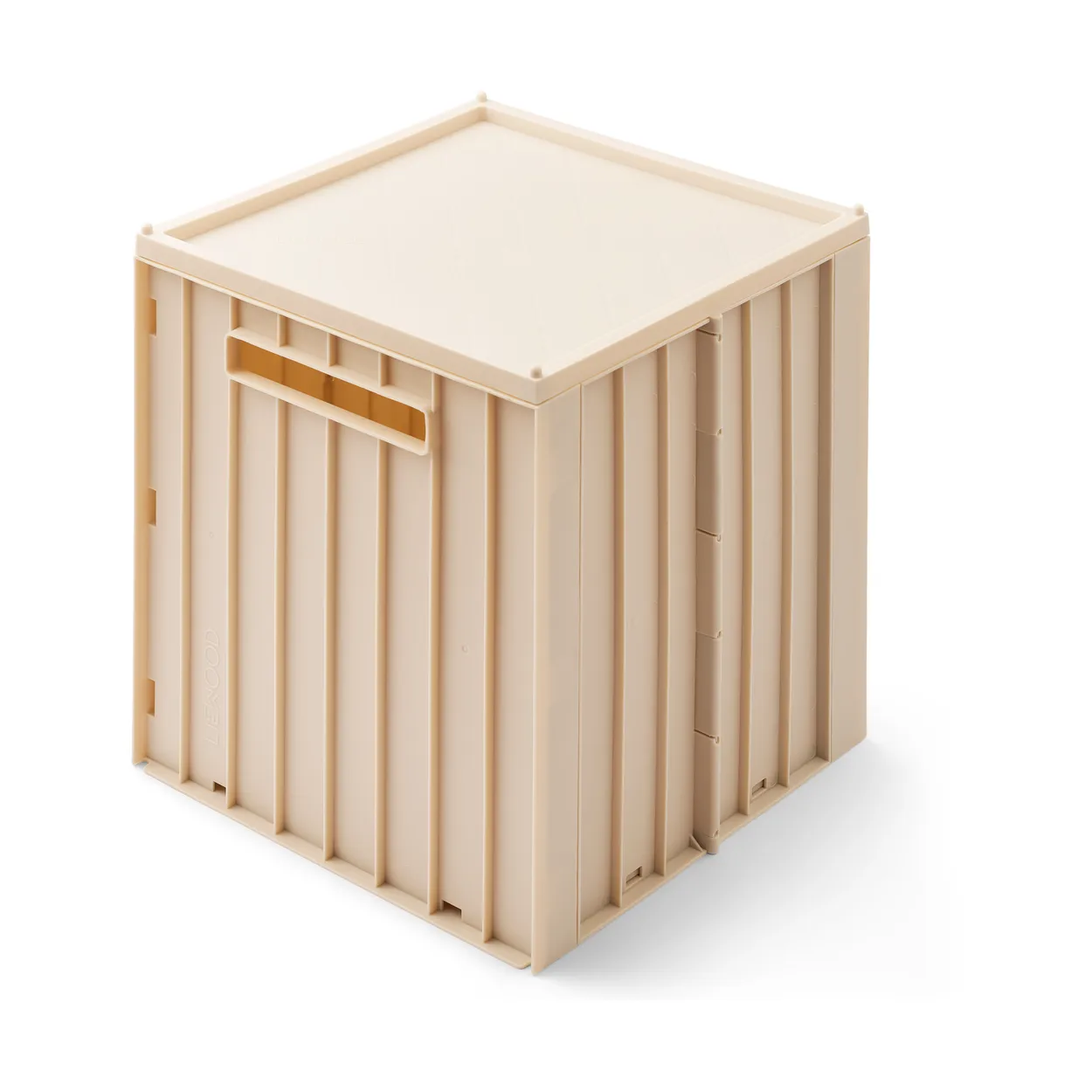 Liewood Elijah opbevaringsboks med låg 31x31 cm Sandy