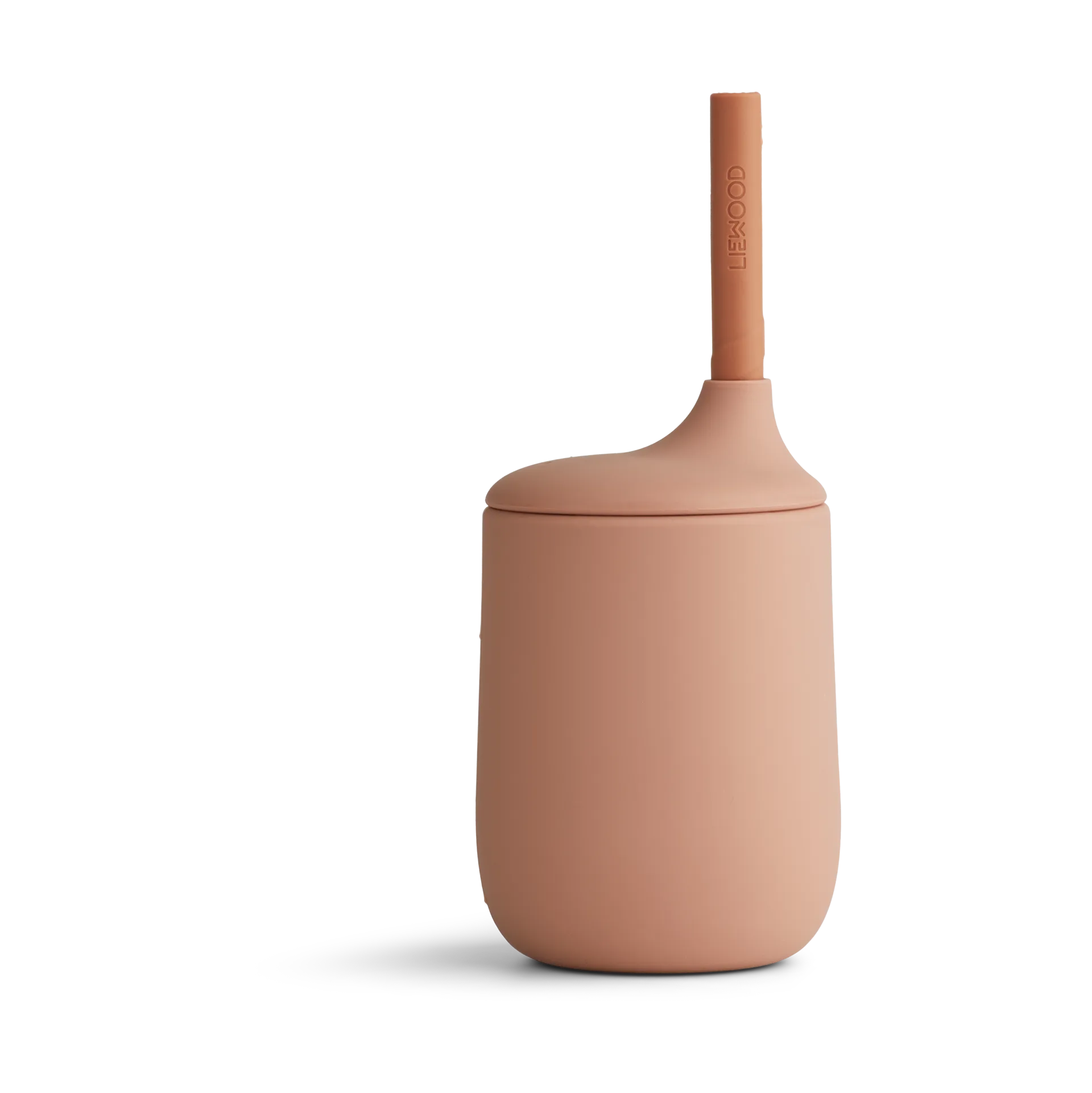 Ellis sippy cup tudkop med sugerør 23 cl, Dark rose-terracotta mix Liewood