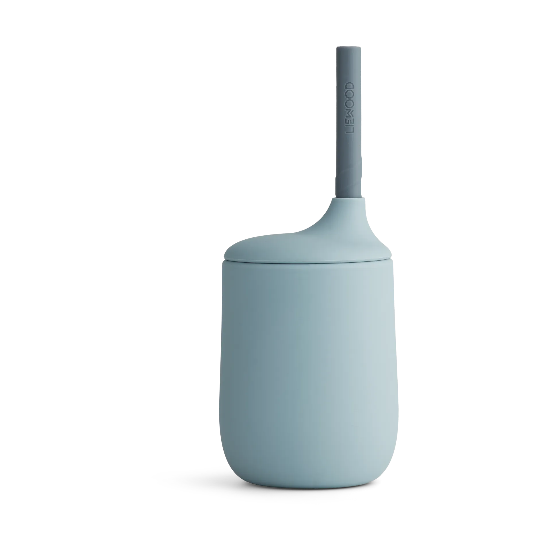 Ellis sippy cup tudkop med sugerør 23 cl, Sea blue-blue wave mix Liewood