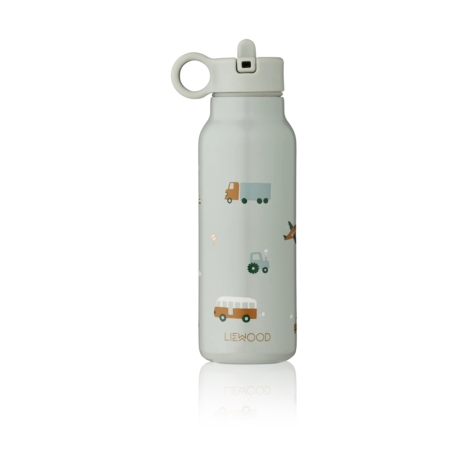Falk vandflaske 35 cl, Vehicles-dove blue mix Liewood