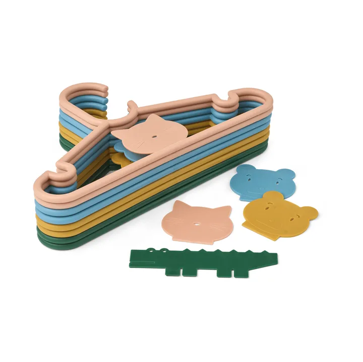 Falton Classic tøjstativ - Yuzu multi mix, 8-pak - Liewood