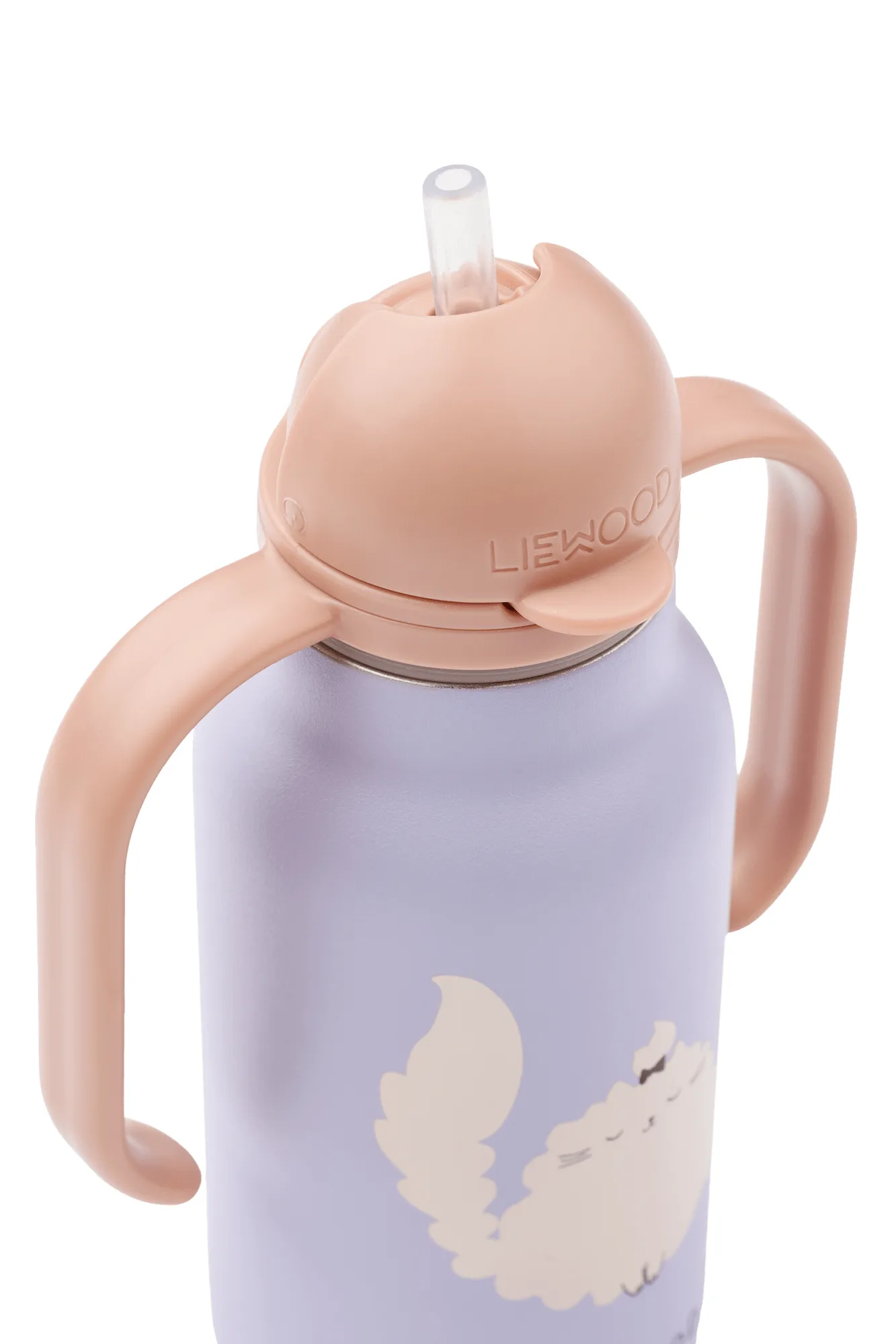Kimmie vandflaske 25 cl, Cat-Warm lilac Liewood