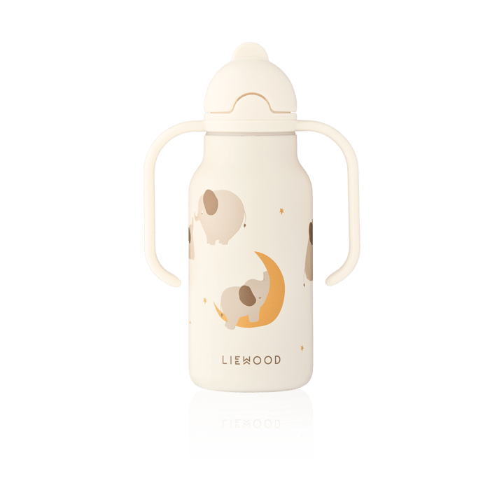 Kimmie vandflaske 25 cl, Elephant-Creme de la creme Liewood