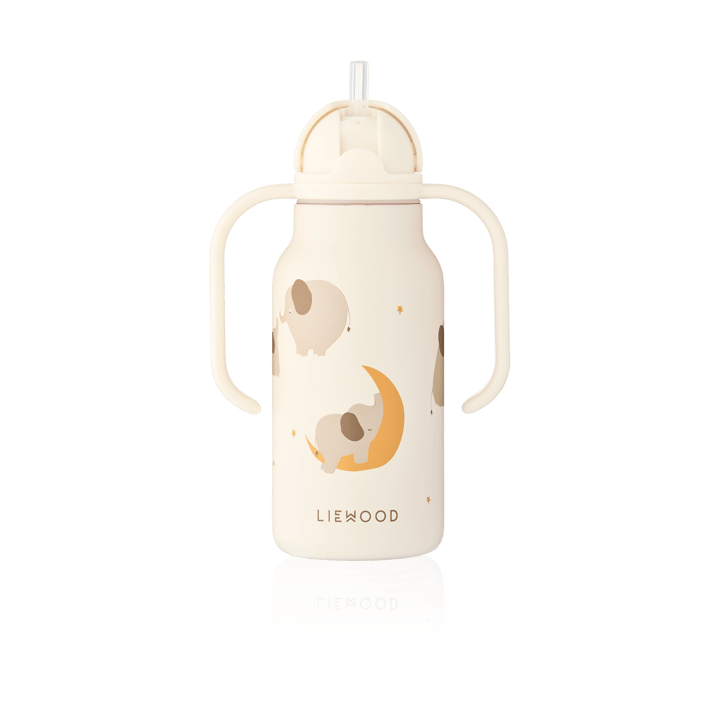 Kimmie vandflaske 25 cl, Elephant-Creme de la creme Liewood