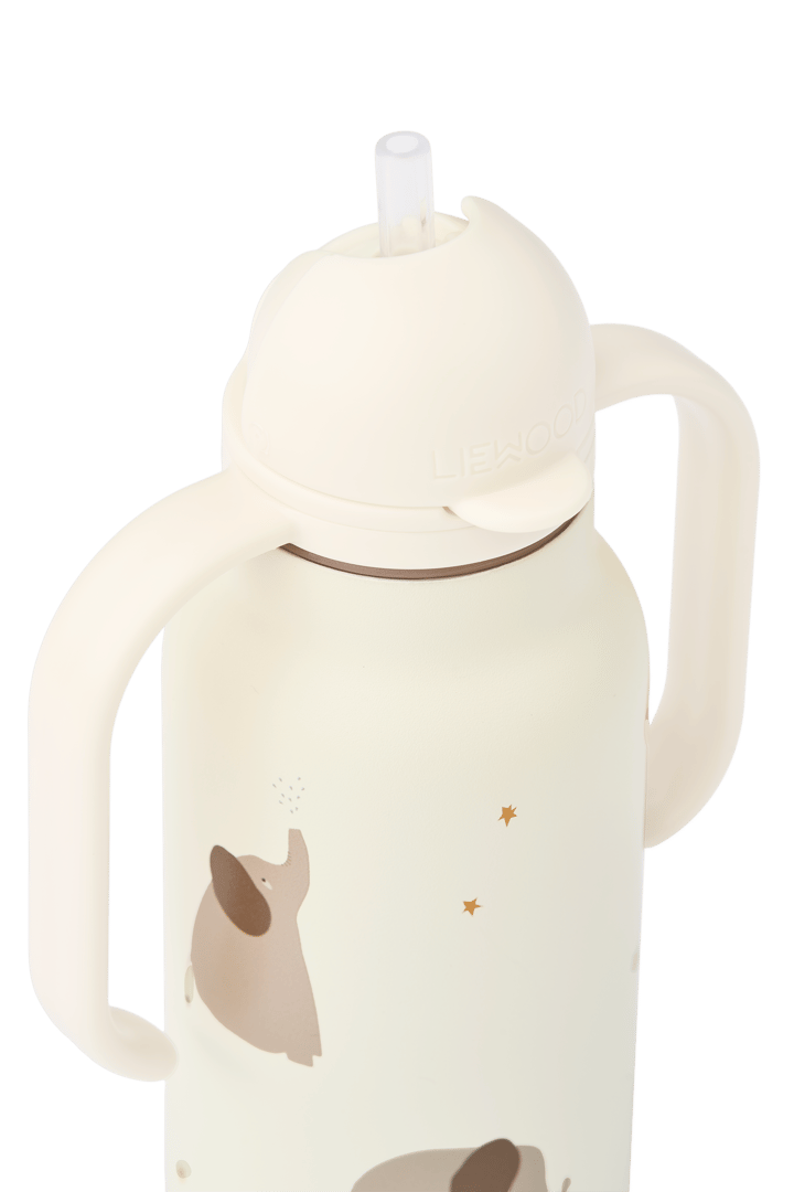Kimmie vandflaske 25 cl, Elephant-Creme de la creme Liewood