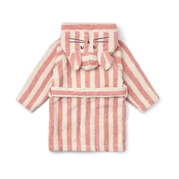 Lily badekåbe coral blush creme de la creme stripe - 3-4 år - Liewood