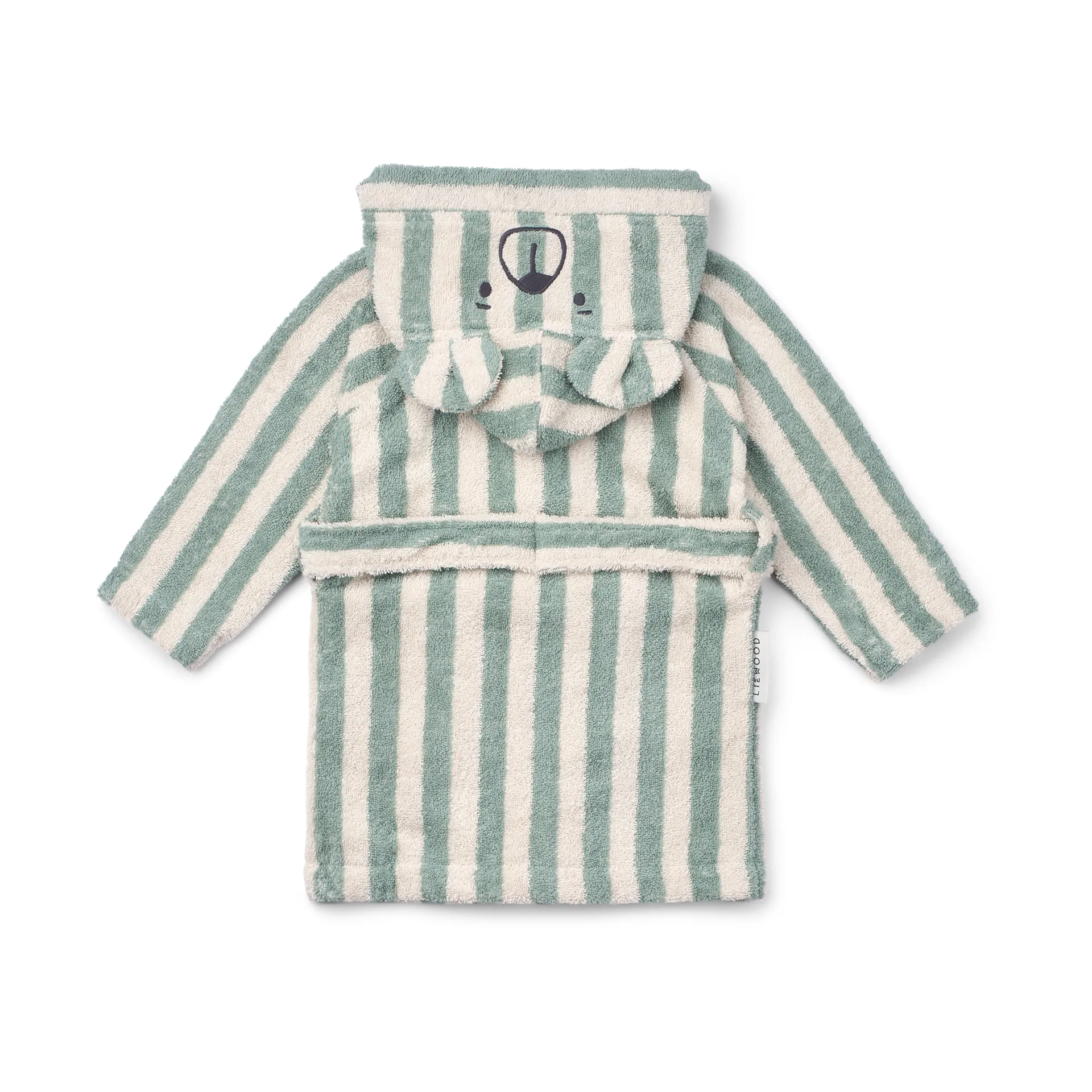 Lily badekåbe peppermint creme de la creme stripe, 7-8 år Liewood