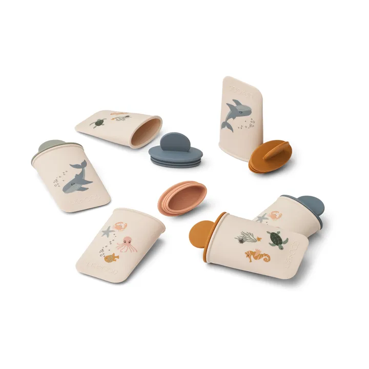 Malik printed mini isformere 12 dele - Sea creature-sandy - Liewood