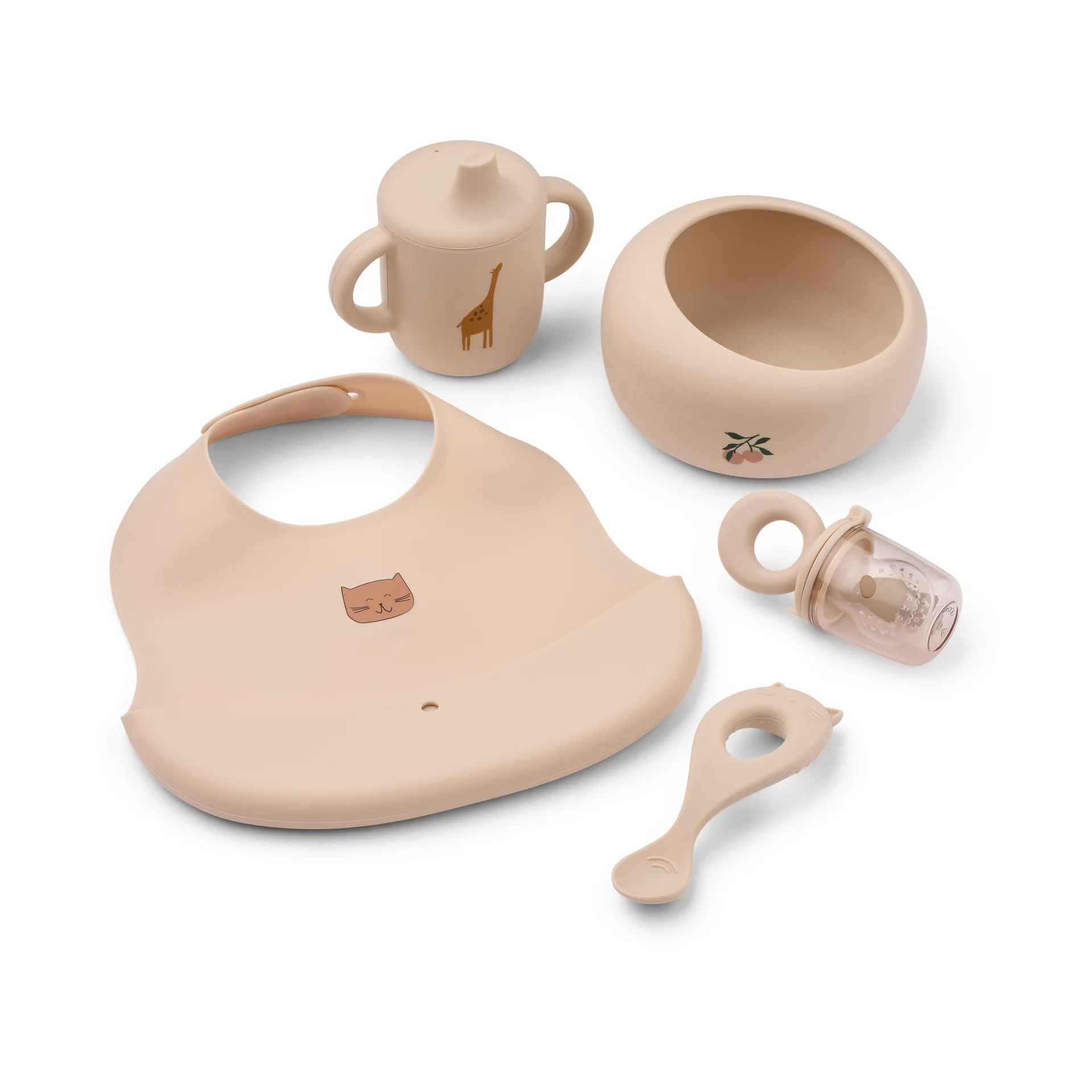 Mileah baby mealtime servicesæt, Apple blossom Liewood