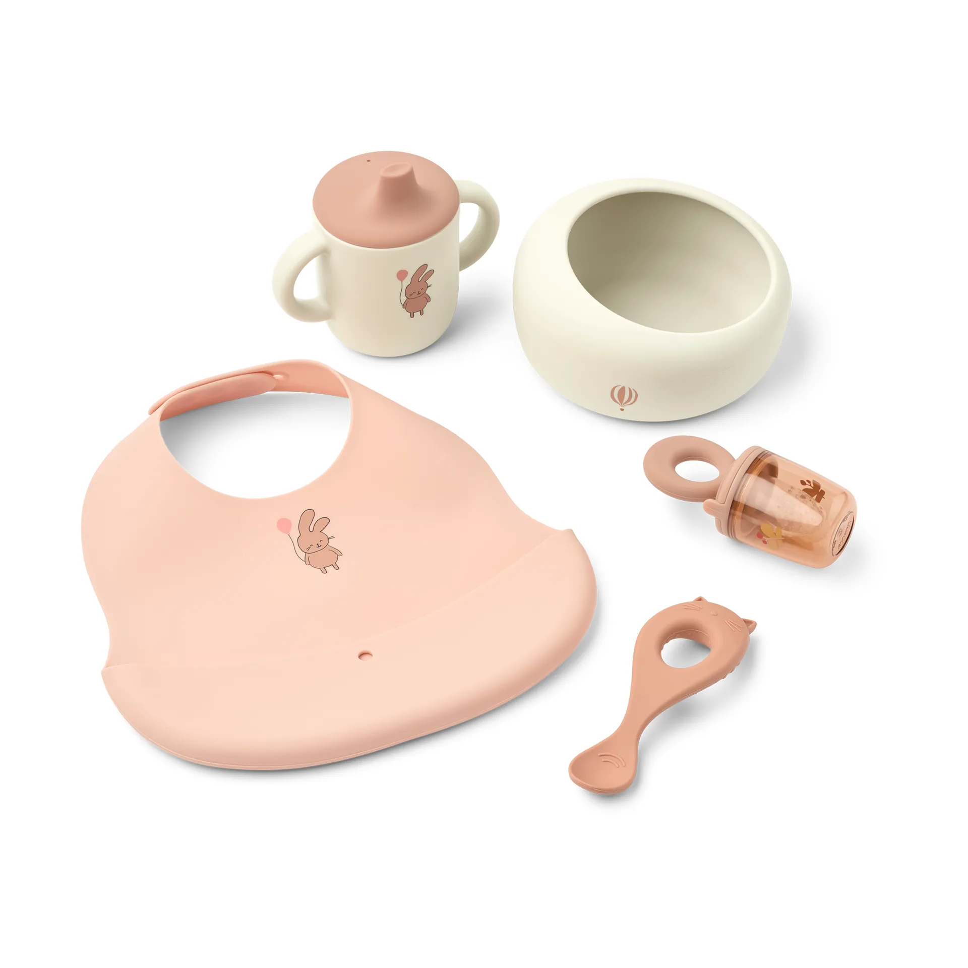 Mileah baby mealtime servicesæt, Wild child/Rosey Liewood