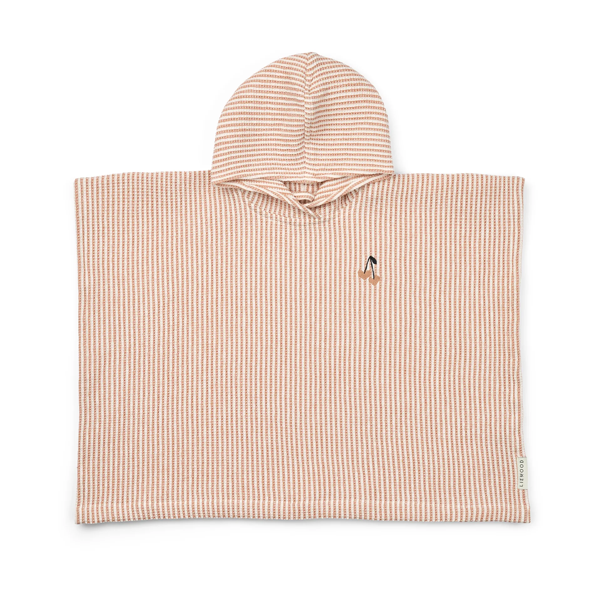 Paco badeponcho tuscany rose creme de la creme stripe, 5-6 år Liewood