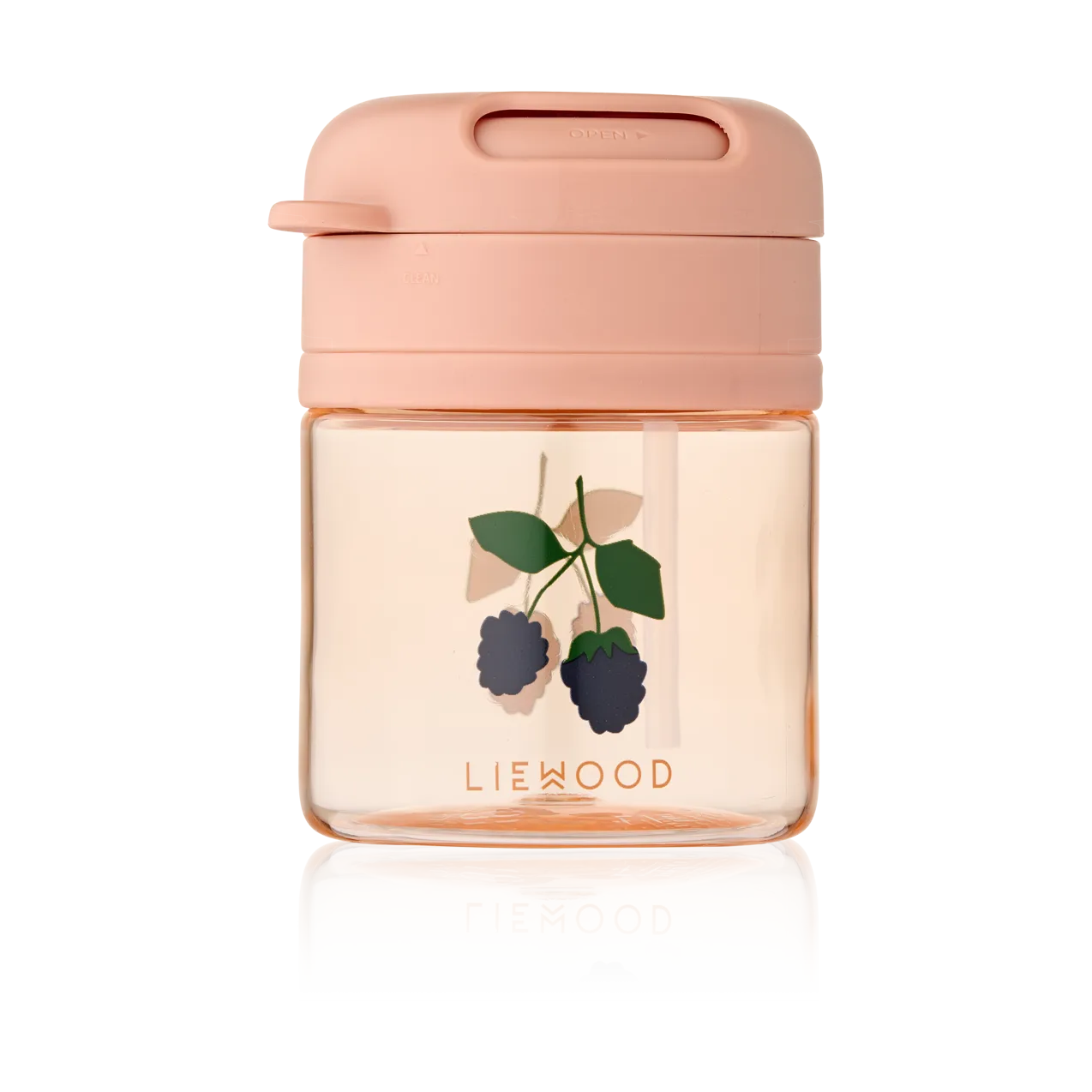 Liewood Kop m. Sugerør - Pavia - 280 ml - Berry/Pale Tuscany