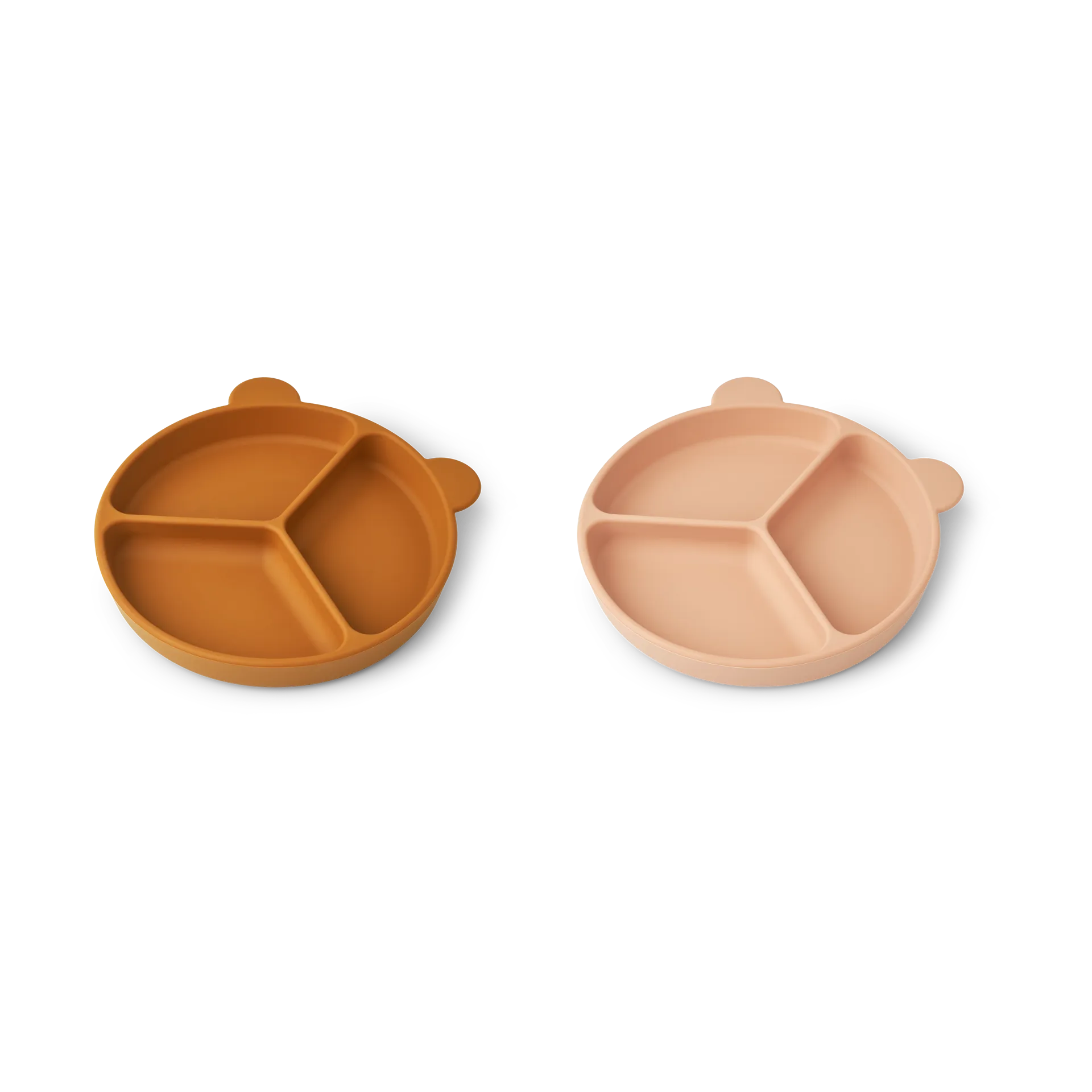 Stacy delt børnetallerken 2-pak, Mustard-tuscany rose mix Liewood