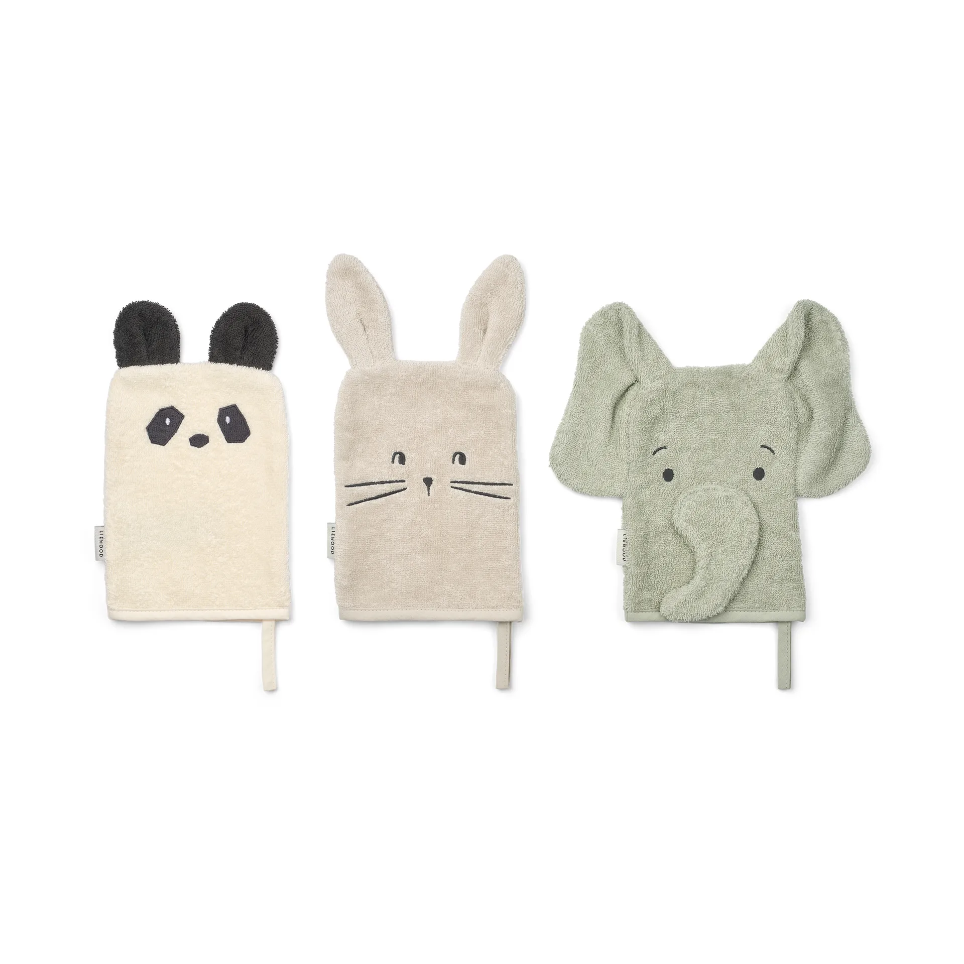 Sylvester vaskeklud 3 dele, Dove blue mix Liewood