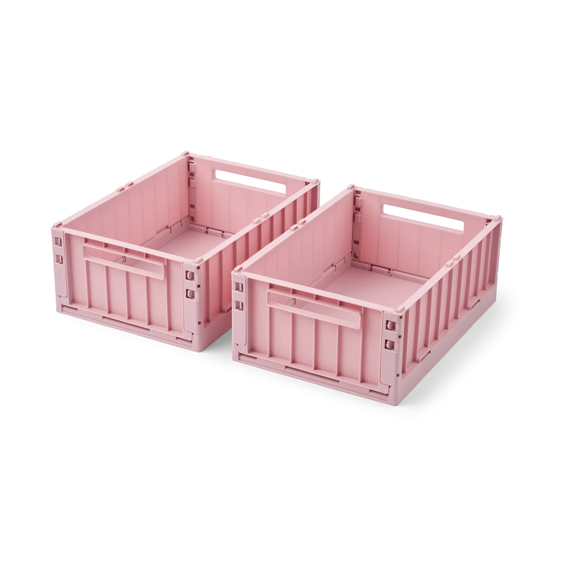 Liewood Weston opbevaringsboks Rose blush, M, 2-pack