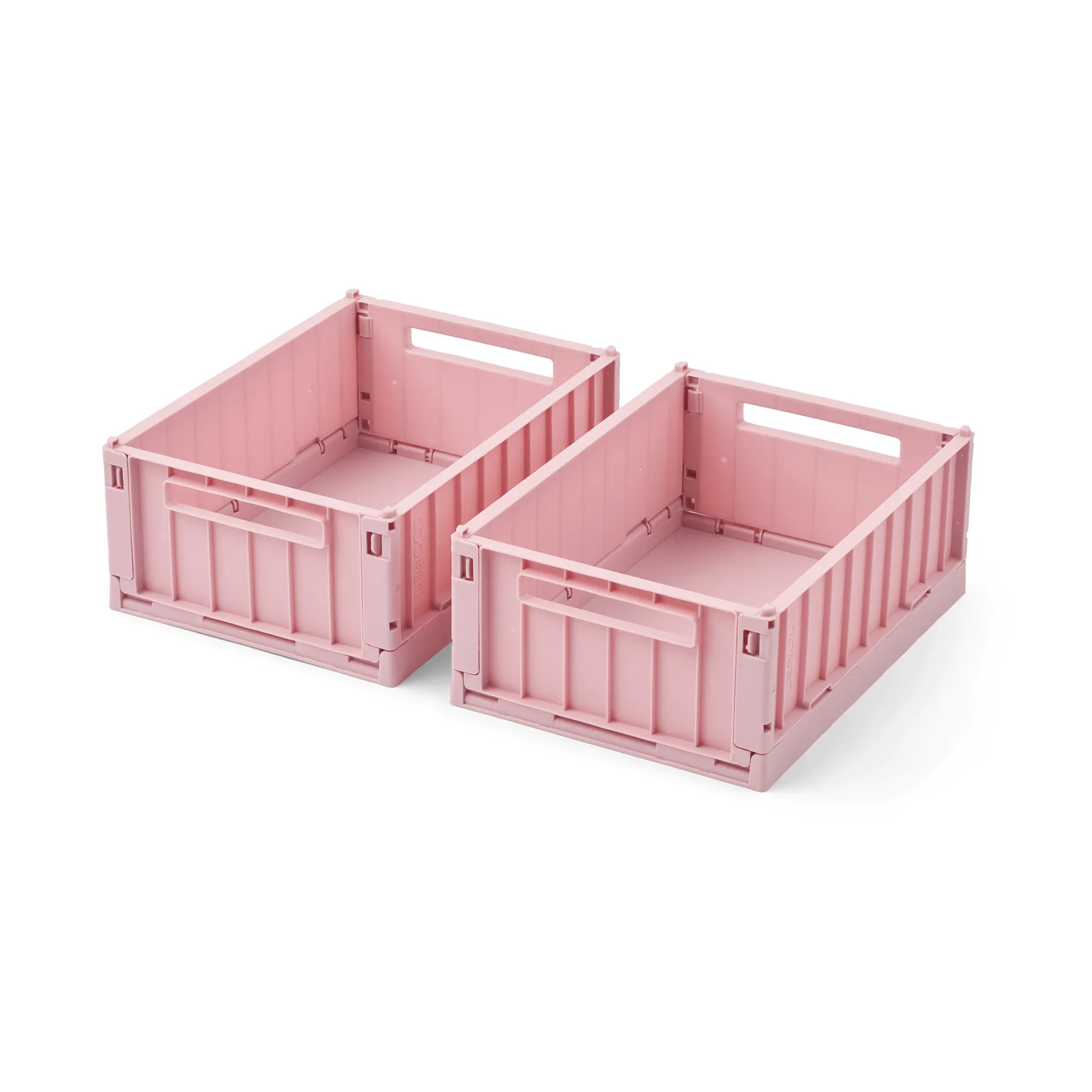 Liewood Foldekasser - 25x18x9,5 cm - Small - 2-Pak - Rose Blush