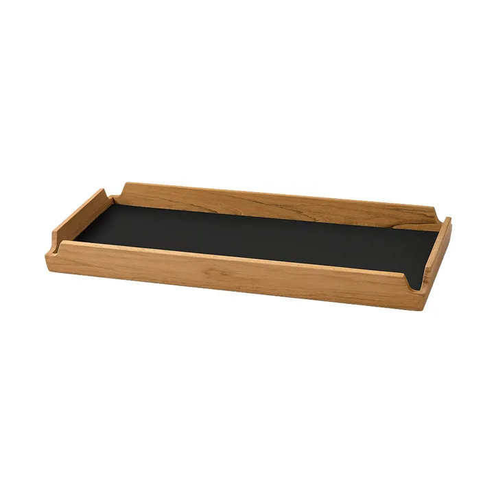 Airy Nupo bakke - Black ink-teak, slank - LIND DNA
