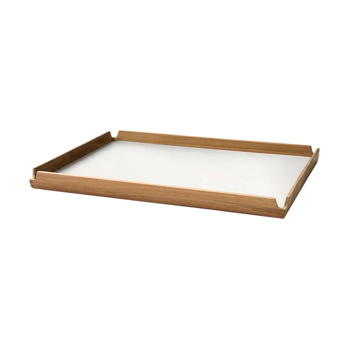 Airy teakbakke square L - Nupo pure white - LIND DNA