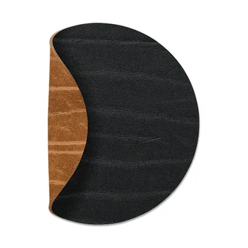 Buffalo vendbar glasbrik, cirkel 1 stk. - sort-natur - LIND DNA