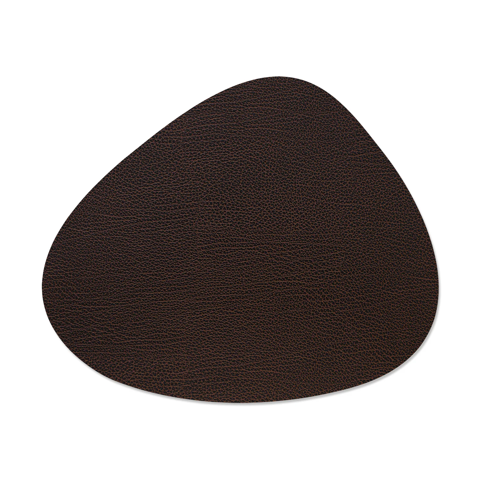 Bull vendbar dækkeserviet, curve L 1 stk., sort-brun, 44x37 cm LIND DNA