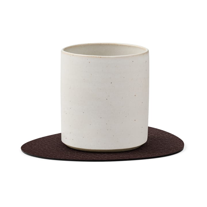 Bull vendbar glasbrik, curve 1 stk., sort-brun LIND DNA