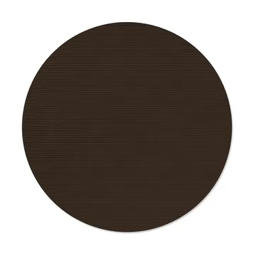 Corduroy dækkeserviet - Hazel, circle, L, Ø38 cm - LIND DNA