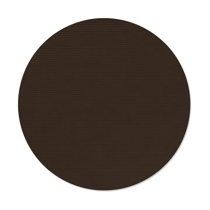 Corduroy dækkeserviet - Hazel, circle, L, Ø38 cm - LIND DNA