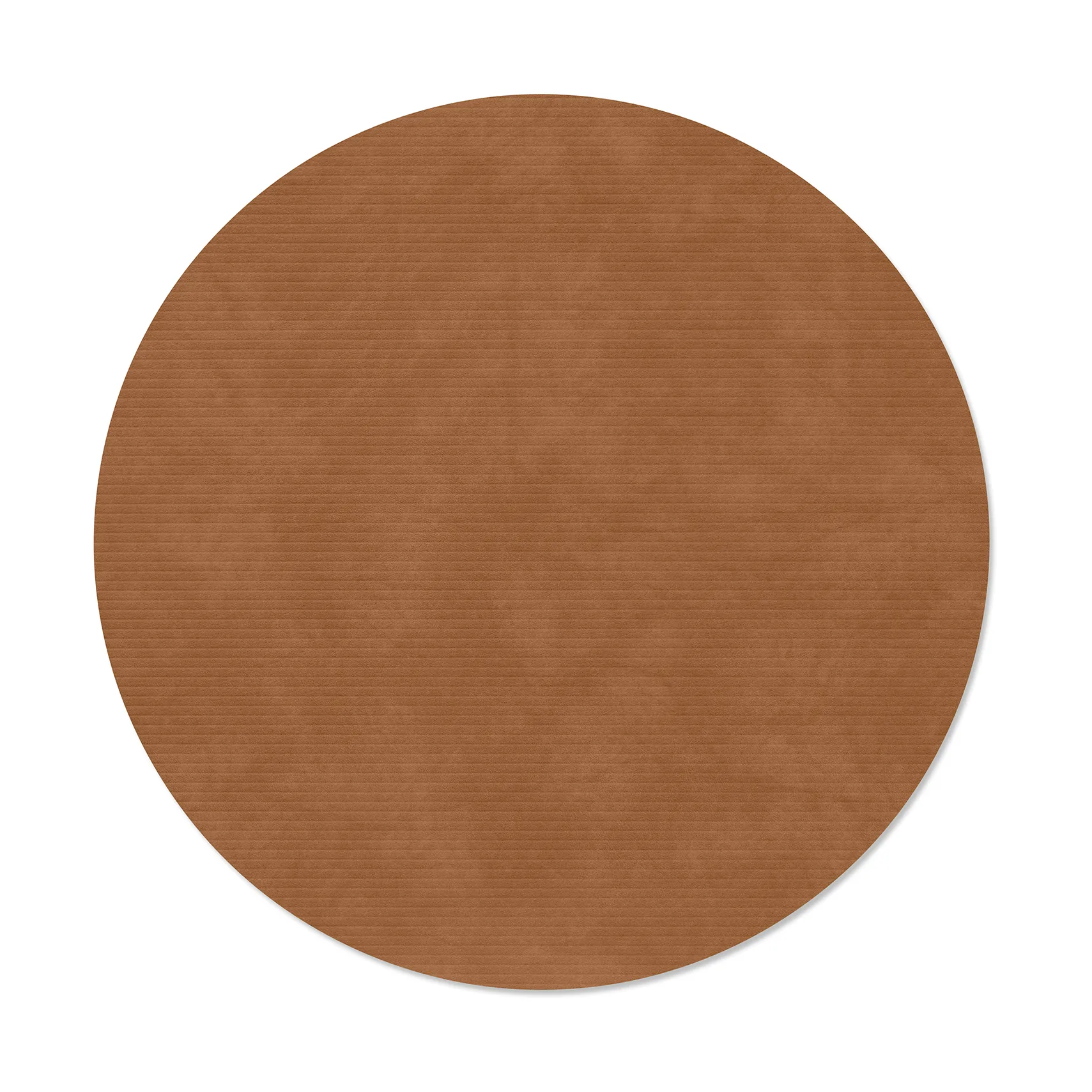 Corduroy dækkeserviet, Nature, circle, L, Ø38 cm LIND DNA