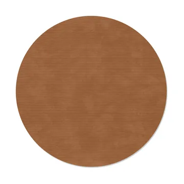 Corduroy dækkeserviet - Nature, circle, L, Ø38 cm - LIND DNA