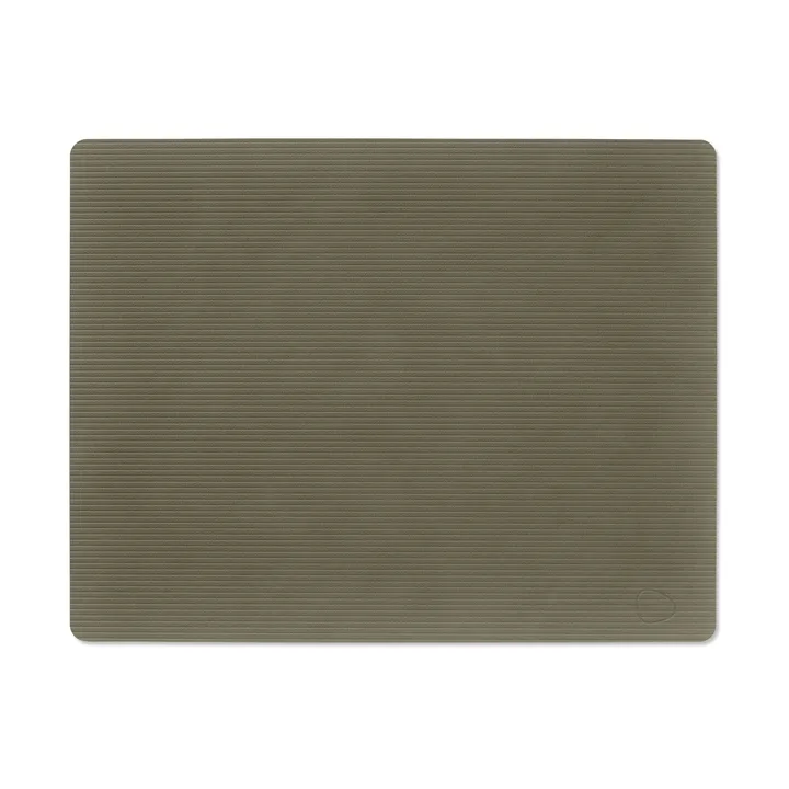 Corduroy dækkeserviet square L - Army Green, 45x35 cm - LIND DNA