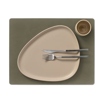 Corduroy dækkeserviet square L - Army Green - LIND DNA