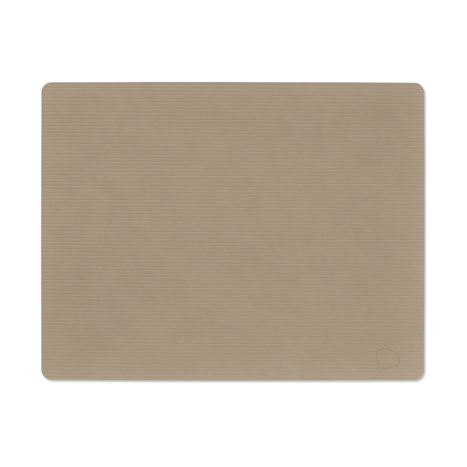 Corduroy dækkeserviet square L, Clay Brown, 45x35 cm LIND DNA