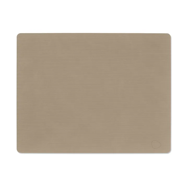 Corduroy dækkeserviet square L - Clay Brown, 45x35 cm - LIND DNA