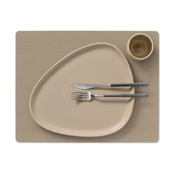Corduroy dækkeserviet square L - Clay Brown, 45x35 cm - LIND DNA