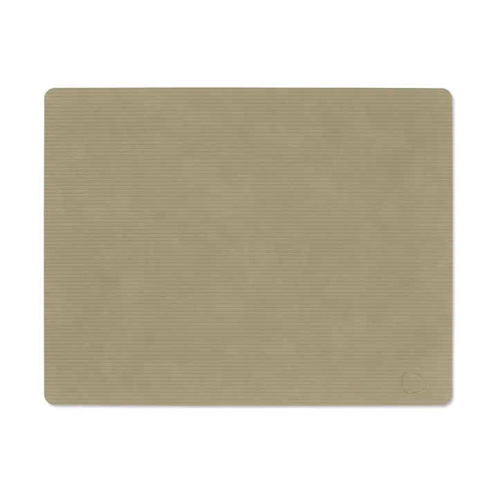Corduroy dækkeserviet square L - Herbal Dust, 45x35 cm - LIND DNA