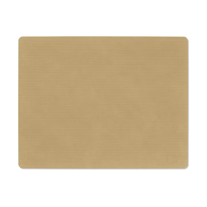 Corduroy dækkeserviet square L - Khaki, 45x35 cm - LIND DNA